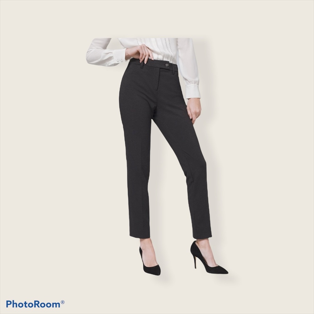 WHITE HOUSE BLACK MARKET NWT Ankle Pant Grey Sz 8
